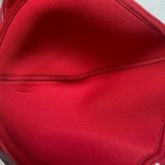 Adore Me Vivian Contour Red White Polka Dot underwire Bikini Swim Top. Sz 44DDD - Picture 8 of 15